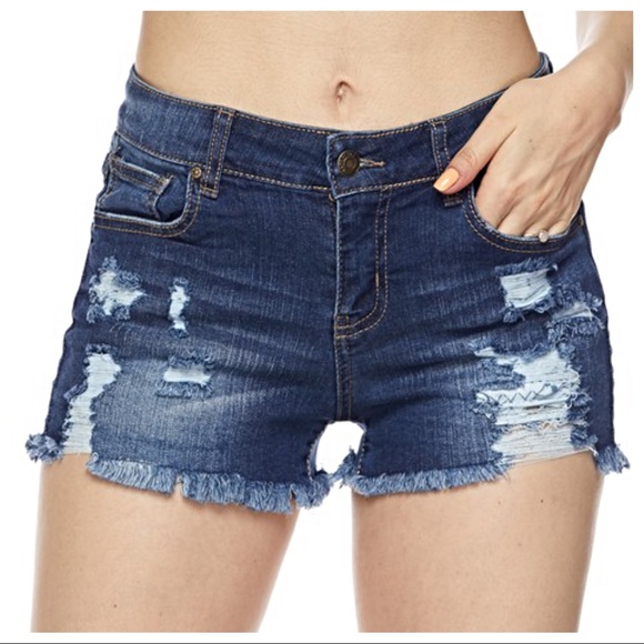 06 ✨Distressed denim shorts - Picture 7 of 8